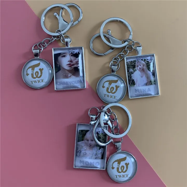 1pcs%20Kpop%20TWICE%20Keychain%20new%20album%20more%20more%20TWICE%20Metal%20key%20chain%20Pendant%20-%20Image%205
