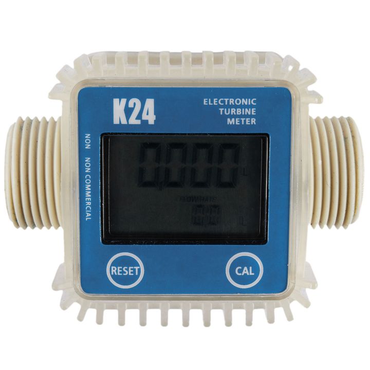 1 Pcs K24 Lcd Turbine Digital Fuel Flow Meter Widely Used For Chemicals ...