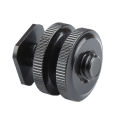 Reinforced 1/4 Inch Screw Adapter with Double Nut for Camera Up Down Lock Screw. 