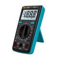 M1 Digital Multimeter tester Auto AC/DC Ammeter Voltmeter Ohm Blue. 