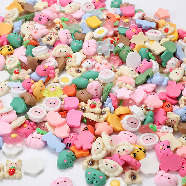 【Hot demand】 3D Cartoon Water Cup Stickers Resin Accessories DIY Case Sticker Traceless Glue Cup Stationery Box Sticker Fayshow