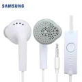 Samsung Earphone 3.5 mm Original Wired Earphone with Mic White Color Headphone. 