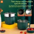 Nonstick Multifunctional Electric Pot – Double Layer Hot Pot & Rice Cooker, Ideal for 1–2 Persons.