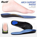 RunY Arch support Insoles Heel Cup Pad Flat Feet Arch Support Insert orthopedic Foot Insole. 