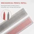 Solid Carpenter Pencils and 36 Pieces Refills in 3 Colors with Built-in Sharpener for Scriber Wood Floor Marking Drawing. 