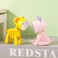 1 Pcs LED Mini Night Light Cute Dog Deer (Random color) Foldable Desk Table Lamps Desktop Book Light Kids Room Bedside Bedroom Holiday Gifts.