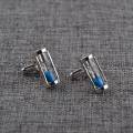 Trendy hourglass cufflinks for mens shirt cuff links jewelry Simple lawyer twins cufflinks buttons gift.