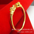 Thousand Shadow Gold Small Supply Imitation 24K Yellow Gold Bracelet Bracelet Gold Plated Pure Gold 999 Women's Wedding Dragon Head Men.