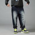 Schinteon New Over Size Jean Baggy Pants Men Loose Casual Denim Skateboard Streetwear Wide Leg Hiphop Trousers 44 46 48. 