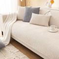 Sofa cushion 2023 new four-season universal non-slip seat cushion back towel modern simple solid color leather sofa cover.