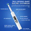 【Shop the Latest Trends】 Smart Rotating Electric Toothbrush, 4 Modes Rechargeable Rotary Toothbrush with 6 Heads, Compatible with Oral B Replacement Head. 