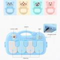 Baby Musical Gym Multi-Functional Piano Crawling Mat Brain Game Accompany Your Baby to Grow-Blue.