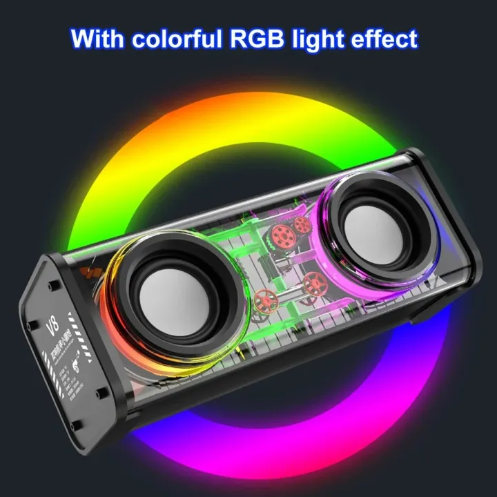 V8%20Transparent%20Mecha%20Speaker%20Subwoofer%20Wireless%20Bluetooth%20RGB%20TWS%20Speaker%20-%20Image%205