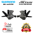1pair Shimano Altus M370 3x9 Speed Shifter Trigger Set SL-M370 W/Inner Cable Shifter Left & Right MTB Mountain Bike Derailleurs 27 Speed Bicycle Transmission.