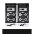 Micromax MHSN-40 DJ wood Bookshelf bluetooth Speakers (Pair). 