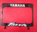 Number Plate or Licence Plate Frame Holder top cover for Yamaha Motorcycle. Fazer.