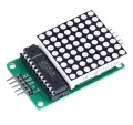 MAX7219 MAX 7219 Dot Matrix Module For Arduino Microcontroller 8x8 Dot Display With 5 Pin Cables Line Display Electronics Circuitry & Parts. 