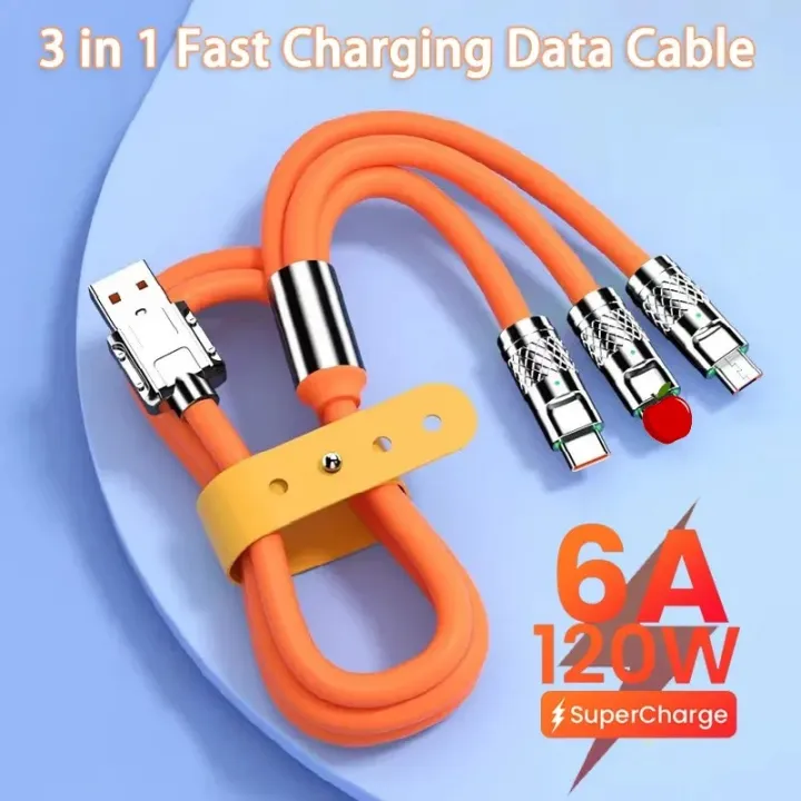 Shapla%20Original%20Zinc%20Alloy%203%20In%201%20120W%206A%20Super%20Fast%20Charging%20Cable%20Liquid%20Silicone%20Fast%20Charging%20Data%20Cable%20For%20Micro%20USB%20Type-C%20Iphone%20With%20Indication%20Light%20-%20Image%202