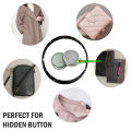 5 pairs x Round Neodymium Magnetic Button Hidden Snap Buttons for Bag Cloth Invisible Magnet Buckle. 