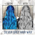 Smoky Gray Punk Style Hair Cream Light Silver Grey Grandma Gray Hair Dye Color Unisex Color Hair Wax Dye Cream Hair Cream TSLM1.