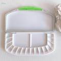 Watercolor Palette Paint Box Large Capacity with Mixing Area 16 Wells Portable Empty Paint Palette.