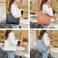 commuter Women PU tote bags handbag ladies messenger shoulder travel large capacity  commuter portable casual all-in-one women's bag PU large capacity tote bags handbag for fashionable women's bag. 