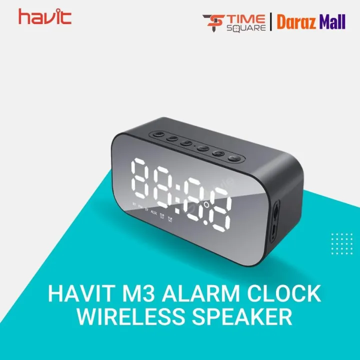 Havit M3 Alarm Clock Wireless Speaker
