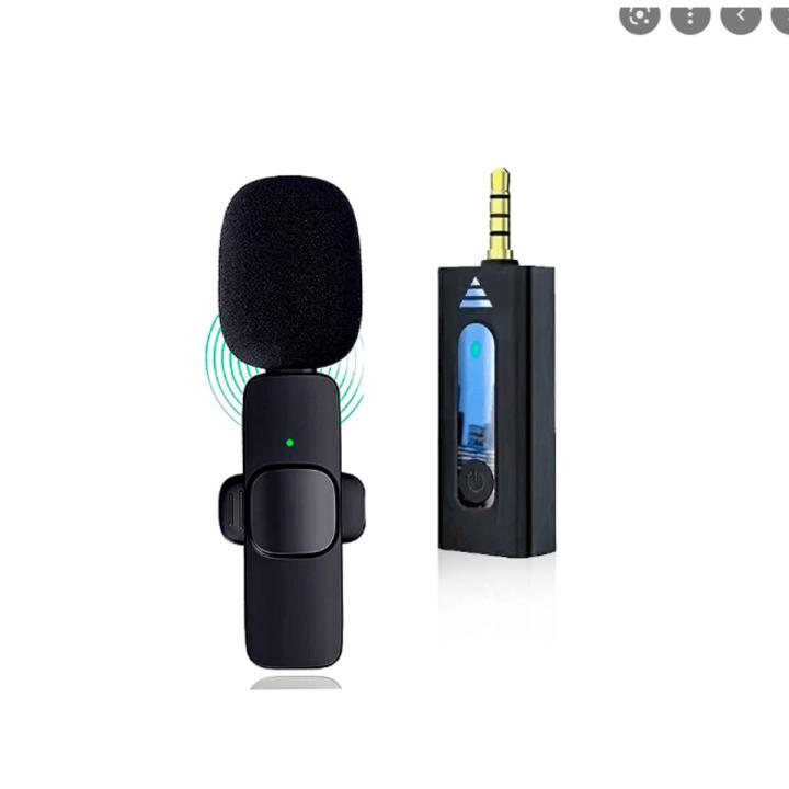 K35 Single Wireless Microphone 3.5mm Supported for Camera, Sound card, Smartphone (Single Mic, single receiver) - Microphone - Microphone - Microphone