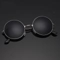 Hipe Black Round Sunglasses for Men and Women(Null). 