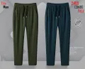 AH FASHION Solid Colour China Micro Stitch Fabric Trouser For Men. 