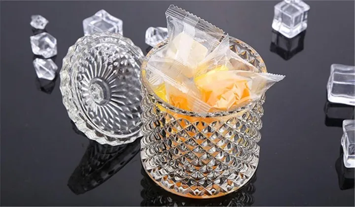 "Crystal%20Candy%20Box%20with%20Lid,%20Small%20Size%20Clear%20Soda%20Lime%20Glass,%20Ideal%20for%20Candy,%20Spice,%20and%20Food%20Storage,%20Features%20Beautiful%20Weave%20Design,%20Transparent%20for%20Easy%20Viewing,%20Includes%20Glass%20Lid,%201%20Piece%20Mini%20Size"%20-%20Image%205