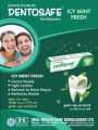 DENTOSAFE GEL TOOTHPASTE ICY MINT FRESH 100gm. 
