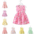 【Heartbeat Girl Store】(NEW)Fruit Print Baby Girls Vest Skirt Princess Cotton Sleeveless Dress Cartoon Summer Girls Dresses Cloths 0-3 Years.