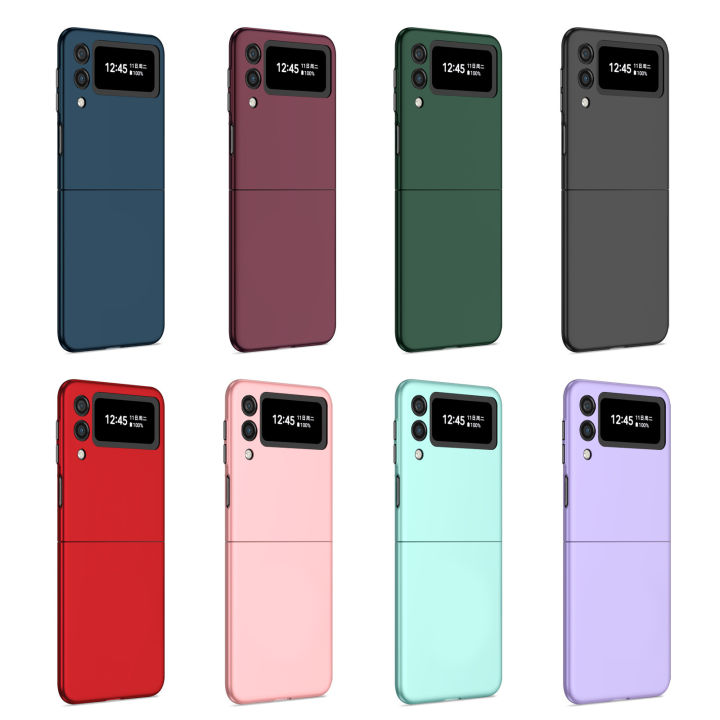 Applicable%20Galsxy%20z%20flip1/2%20Diamond%20Folding%20Phone%20Case%20Samsung%20zfilp3%20All-Inclusive%20Frosted%20Protective%20Cover%20-%20Image%202