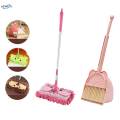 Mop Little Housekeeping Helper Set Mini Broom with Dustpan Children Sweeping House Cleaning Toy Set.