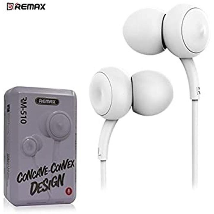 Remax Rm 510 Wired Earphone High Performance Earphone White | Daraz.com.bd