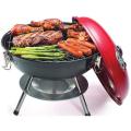 Portable small Size Round Head Charcoal BBQ grill Machine 14 inch. 