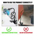 Universal 360° Phone Holder Flexible Clip Mobile Cell Phone Holder Lazy Bed Desktop Mount Stand Adjustable Support Base Bracket.