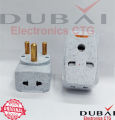 3 pin round plug,15 amp(1pcs) Multi Plug 15A 3-Pin Universal Socket Conversion Heavy Duty .. 