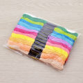 R-ainbow Embroidery F-loss White Colors Embroidery Kit Set 8m 6 Individual Strands Stitch for Crafting String Present Gift.