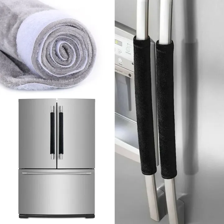 2Pcs%20Smudges%20Decor%20Warmer%20Anti-static%20Appliance%20Handle%20Cover%20Refrigerator%20Door%20Handle%20Cover%20Kitchen%20Appliance%20Protector%20Velvet%20Cloth%20-%20Image%207