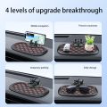 Car Dash Grip Pad, 360 Degree Rotating Car Phone Holder, Dashboard Mat Anti Slip, Car Accessories Dashboard Grip, Multifunctional Anti Shake Waterproof Dashboard Pad, Sunglasses Holder for Dashboard. 