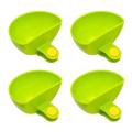 JCZX 4Pcs Creative For Dinner Plate Dip Holders Clip-on Bowl Sauce Holder Sauce Grab Dip Clip Bowls Sauce Dip Container.