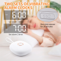 Vibrating Alarm Clock Hearing Impaired Deaf Teens, Charge Operated for Travel or Home Use. 
