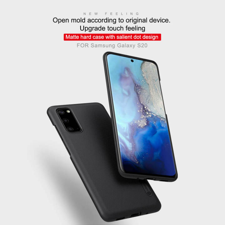 For Samsung Galaxy S20 Galaxy S20 (5G) Phone Case Nillkin Super Frosted Shield Hard PC Back Cover