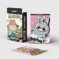 60PCS Lomo Card + 32PCS Stickers 92PCS/BOX Anime Labubu Double Sided Printed Cards with Box.
