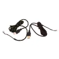 Nylon USB Mouse Cable Line Replacement Wire Orange, White For Steelseries KANA Special Mouse Lines Best Replacement jingu. 
