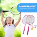 Professional Badminton Rackets Set Indoor Outdoor Playing Shuttlecock Racquet Set Sports Badminton Racket for Kids. 