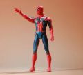 Marvel Spiderman PVC Action Super Hero Figure Model Avengers New 4 Design Series  Toy With Lighting For Kids. 