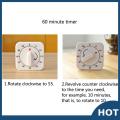 ☞Ver/COD☜60 Minutes Manual Timer Mechanical Reminder Alarm Clock Kitchen Timer. 